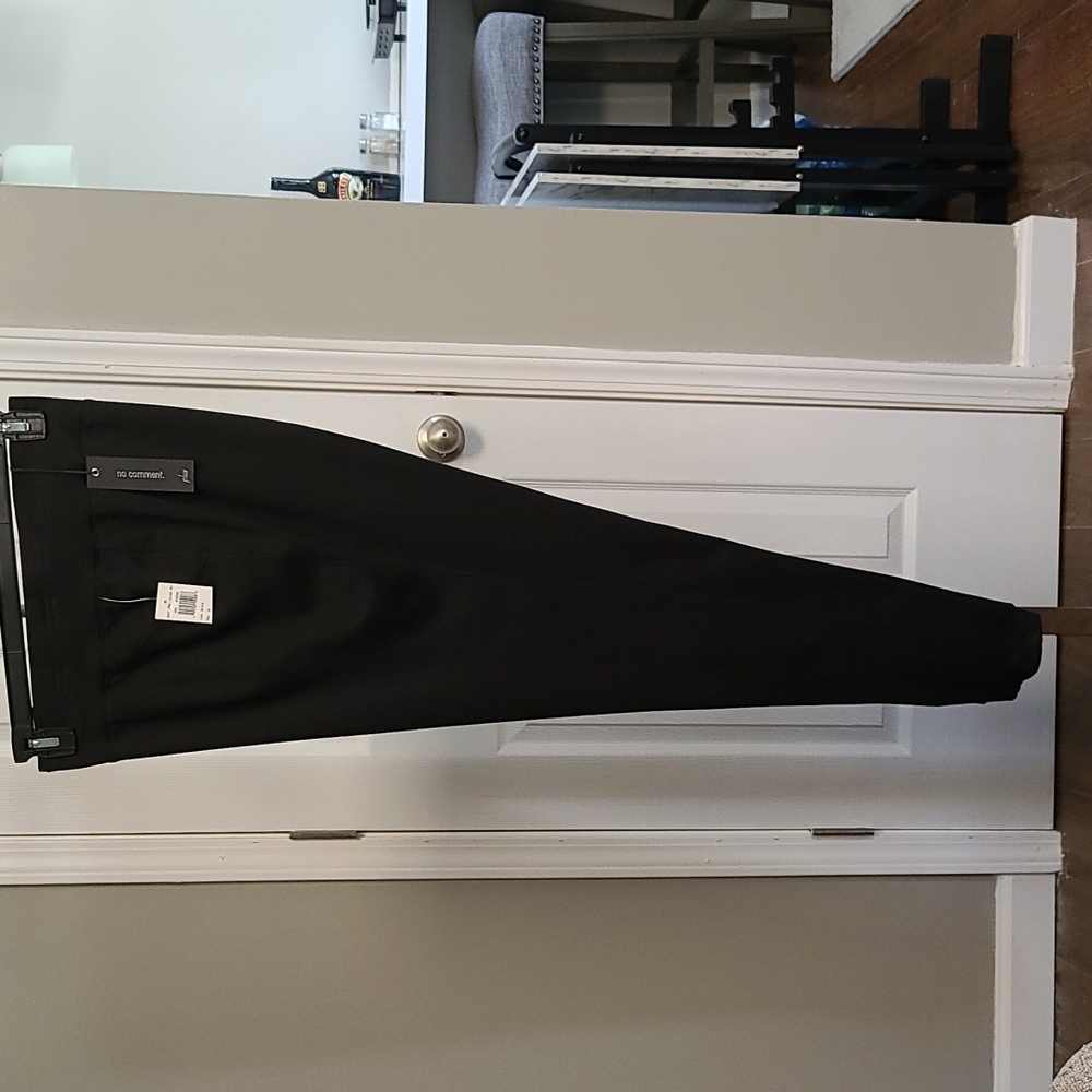Black stretch pants